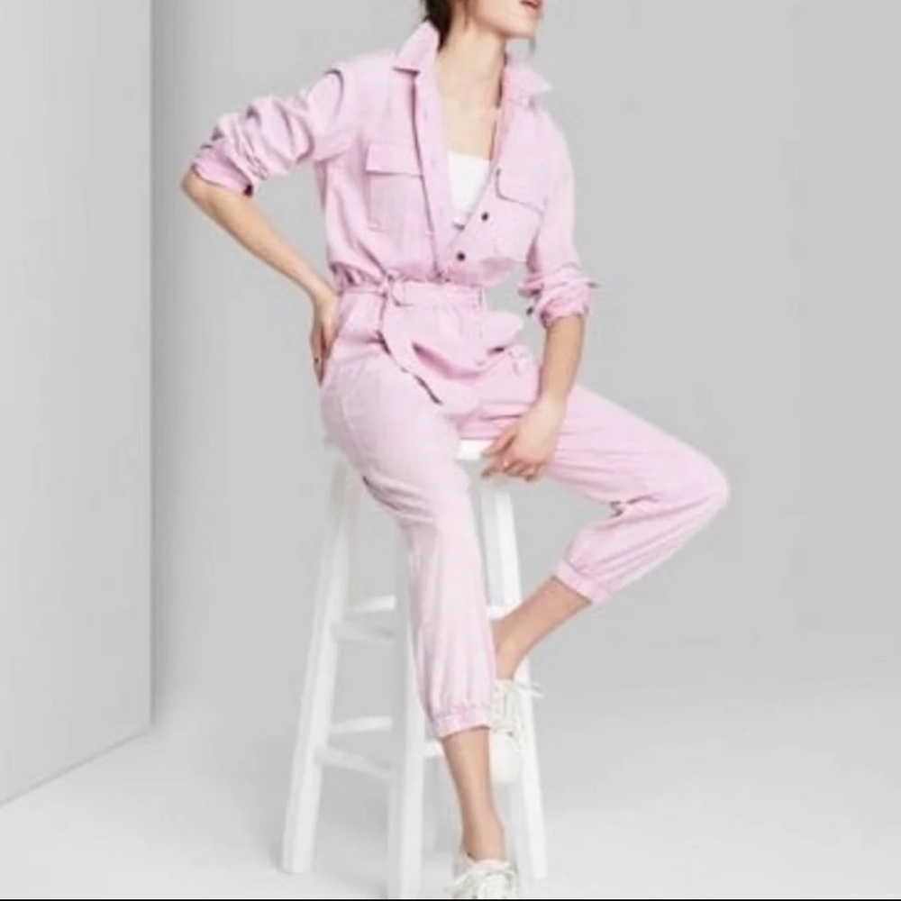 Wild Fable lavender/pale pink jumpsuit